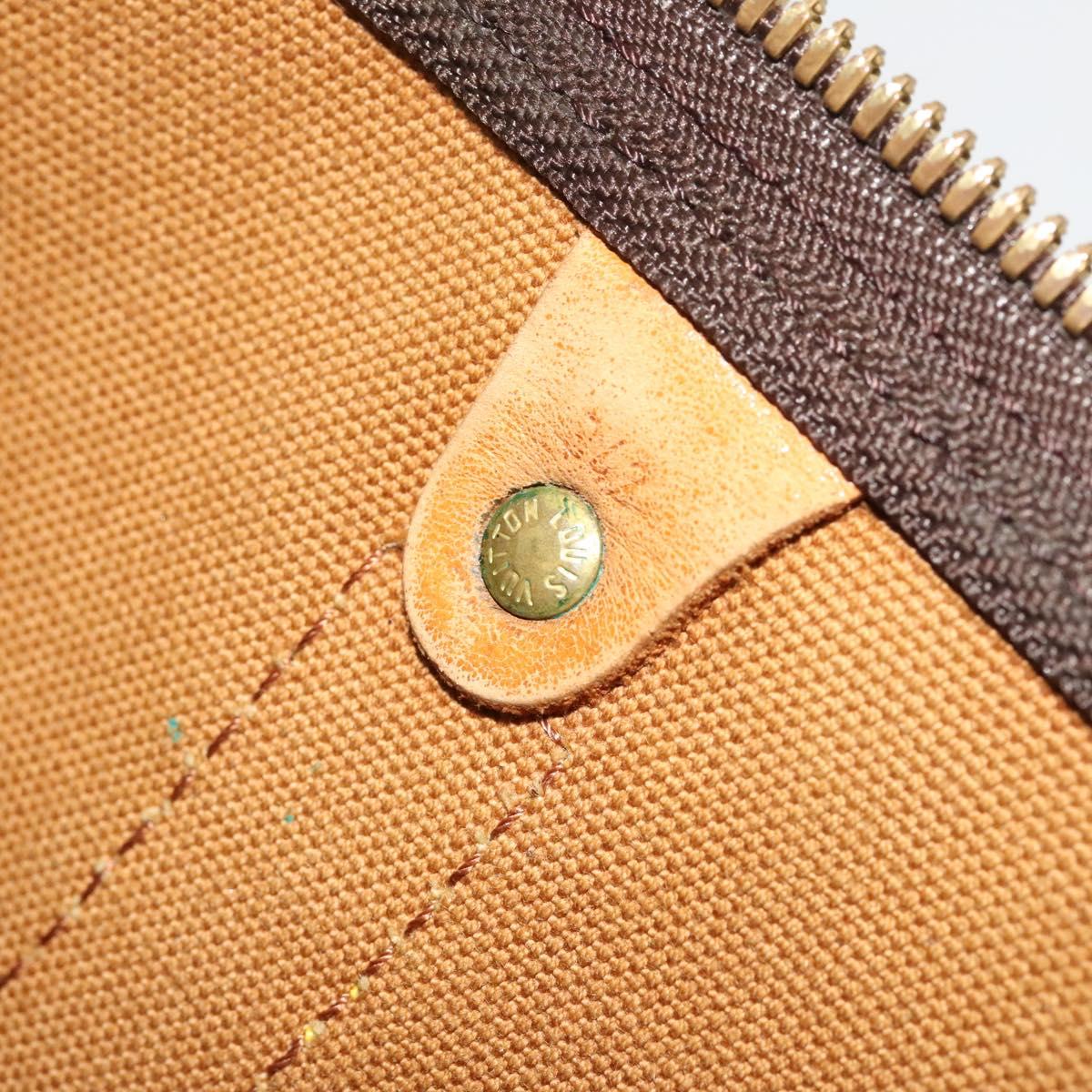 LOUIS VUITTON Monogram Keepall 55 Boston Bag M41424 LV Auth 136228