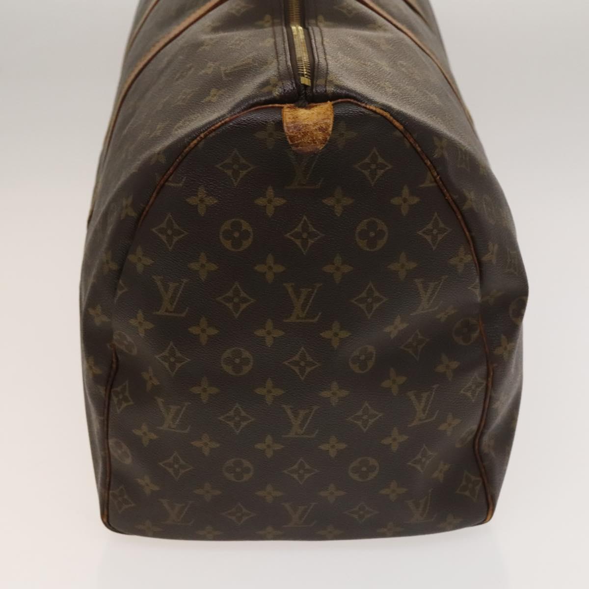 LOUIS VUITTON Monogram Keepall 60 Boston Bag M41422 LV Auth 136229