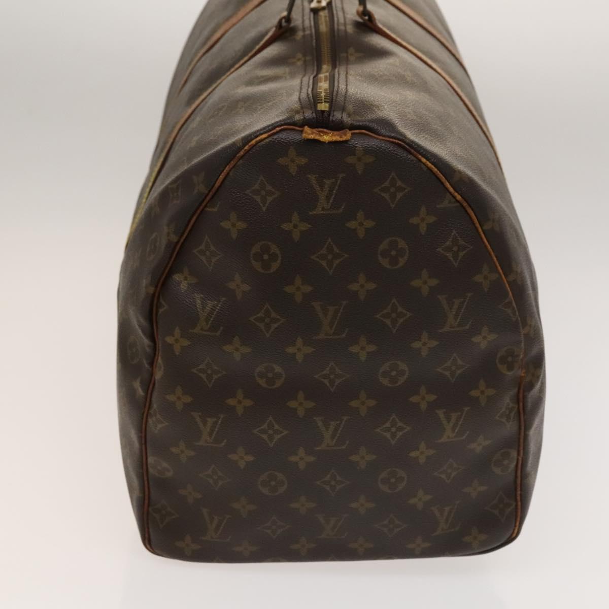 LOUIS VUITTON Monogram Keepall 60 Boston Bag M41422 LV Auth 136229