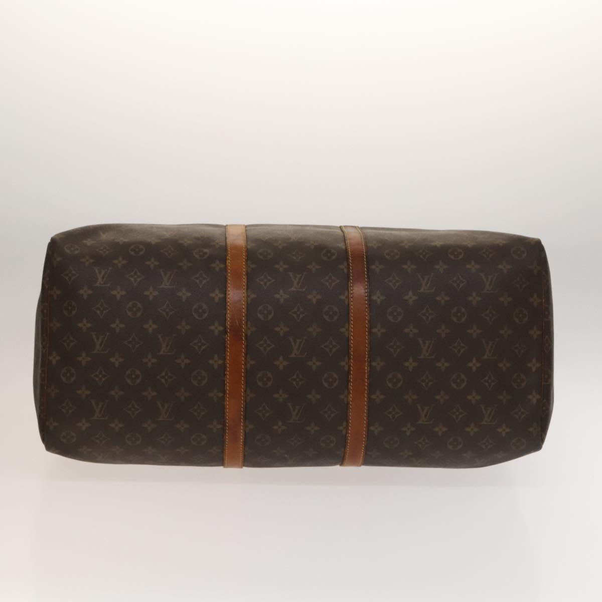 LOUIS VUITTON Monogram Keepall 60 Boston Bag M41422 LV Auth 136229