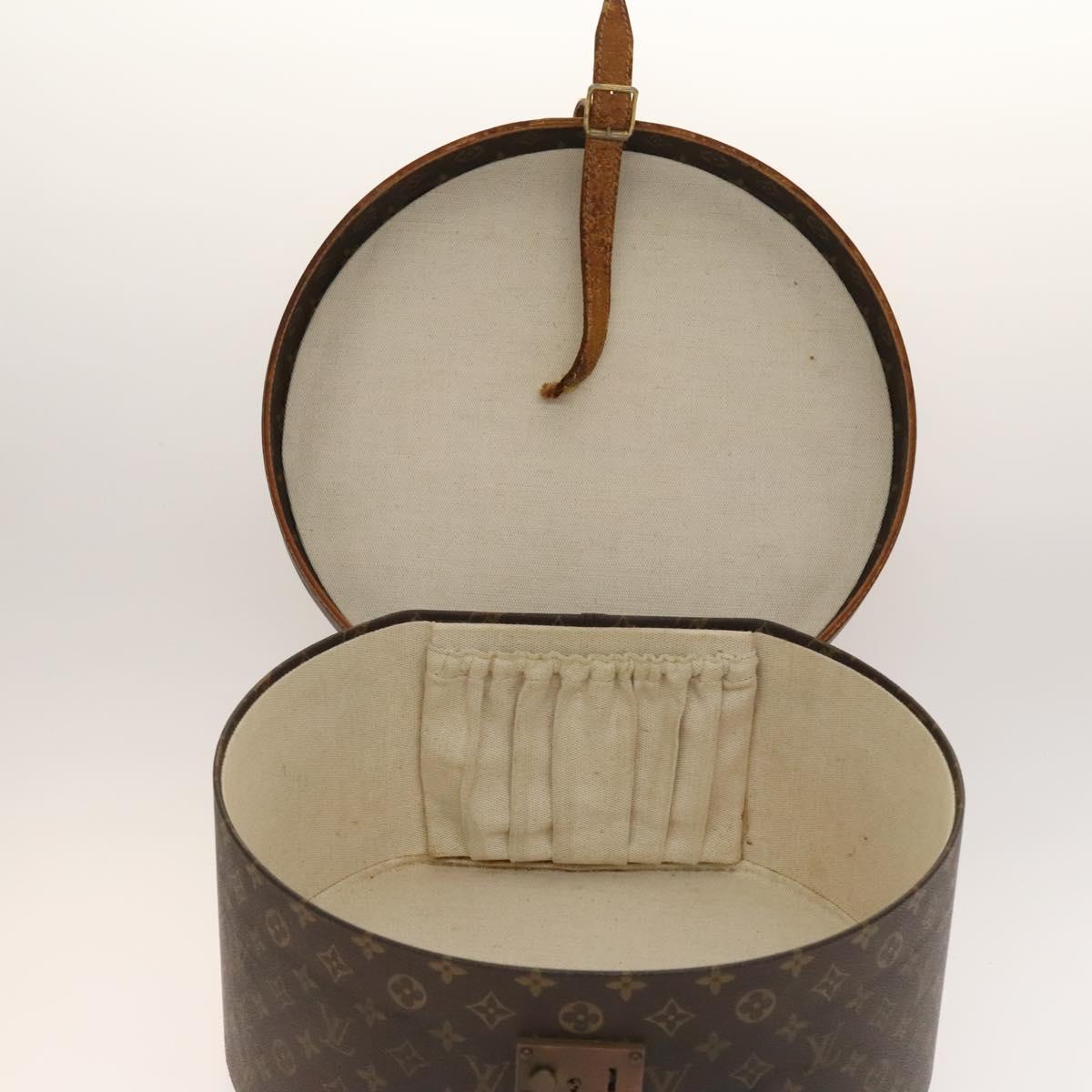 LOUIS VUITTON Monogram Hat Case Boite Chapeau 40 M23624 LV Auth 136230