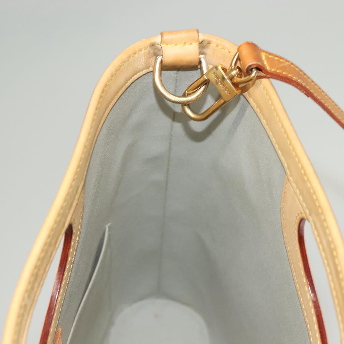 LOUIS VUITTON Vernis Stillwood Vertical Hand Bag Perle M91366 LV Auth 136236