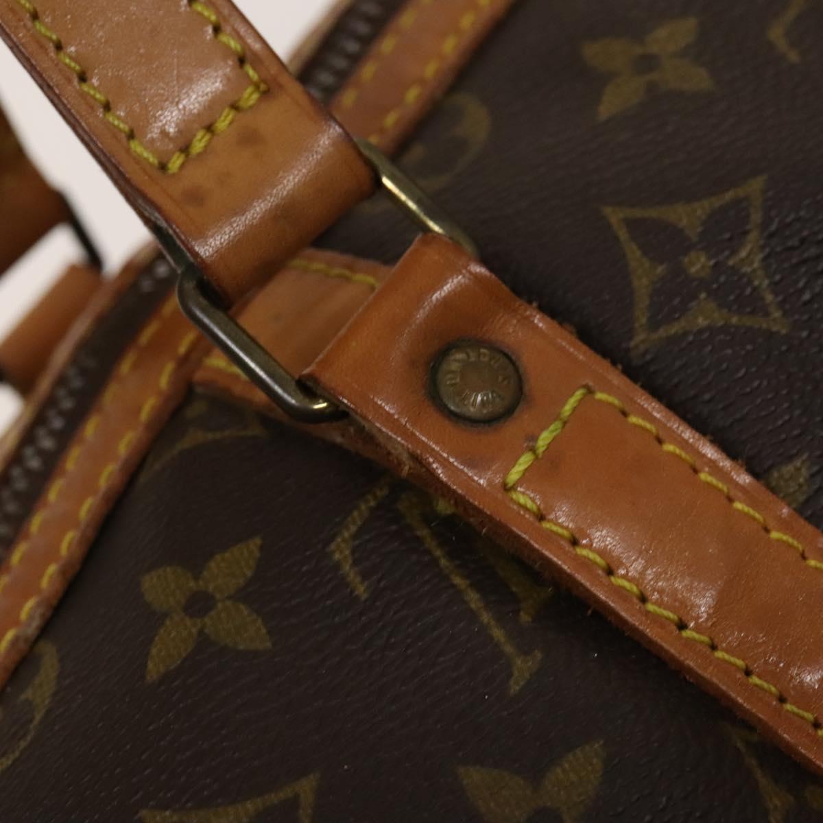 LOUIS VUITTON Monogram Sac Souple 35 Boston Bag M41626 LV Auth 136251