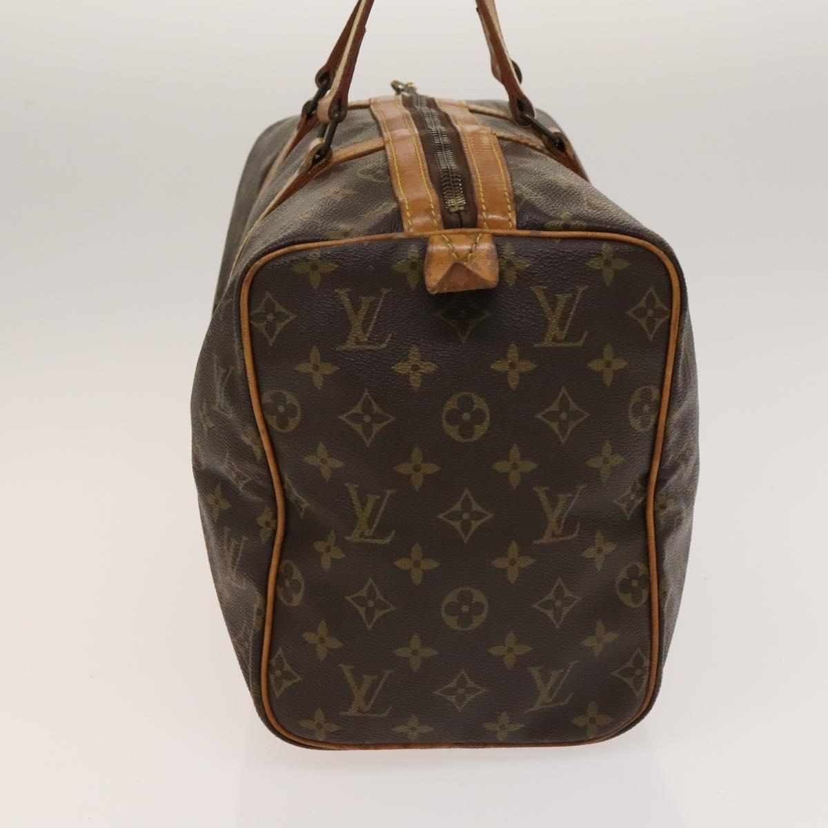 LOUIS VUITTON Monogram Sac Souple 35 Boston Bag M41626 LV Auth 136251