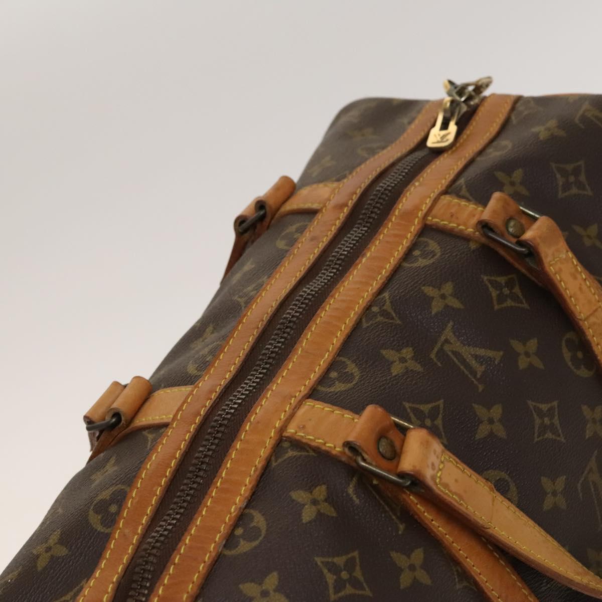 LOUIS VUITTON Monogram Sac Souple 35 Boston Bag M41626 LV Auth 136251
