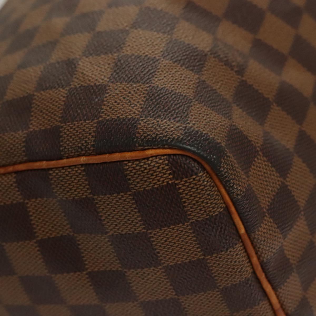 LOUIS VUITTON Damier Ebene Speedy 30 Hand Bag N41364 LV Auth 136254