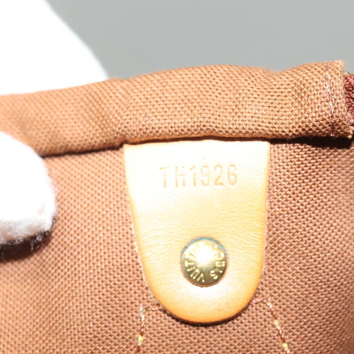 LOUIS VUITTON Damier Ebene Speedy 30 Hand Bag N41364 LV Auth 136254