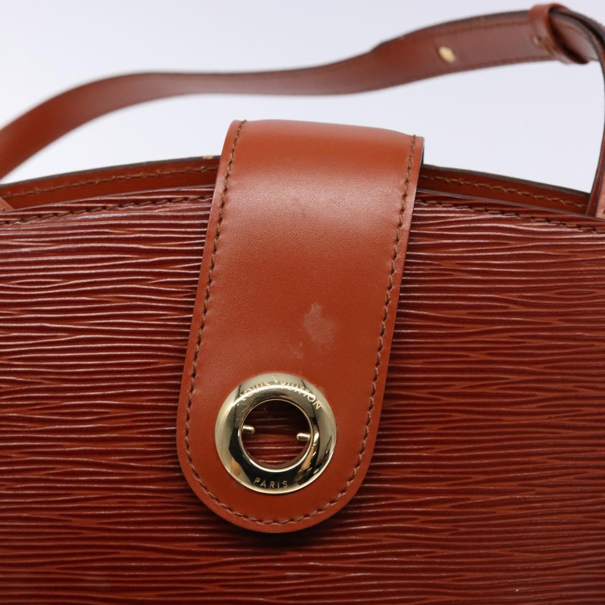 LOUIS VUITTON Epi Cluny Shoulder Bag Brown M52253 LV Auth 136260