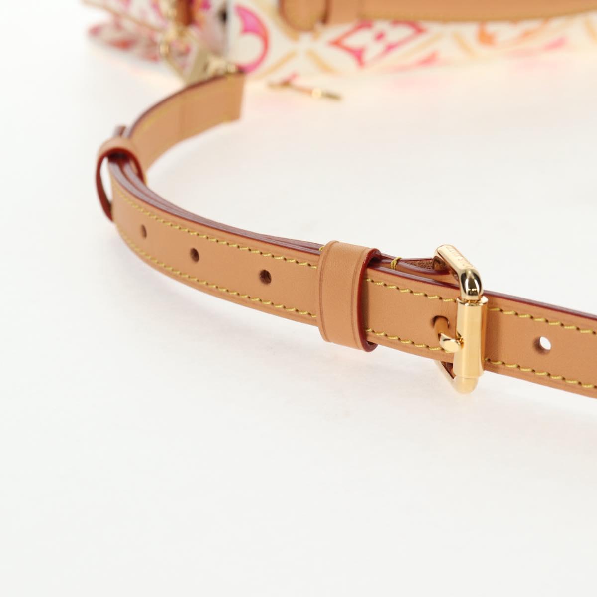 LOUIS VUITTON Monogram Pochette Metis MM Hand Bag 2way Pink M11461 Auth 136299M