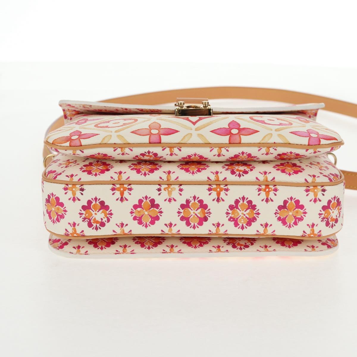 LOUIS VUITTON Monogram Pochette Metis MM Hand Bag 2way Pink M11461 Auth 136299M