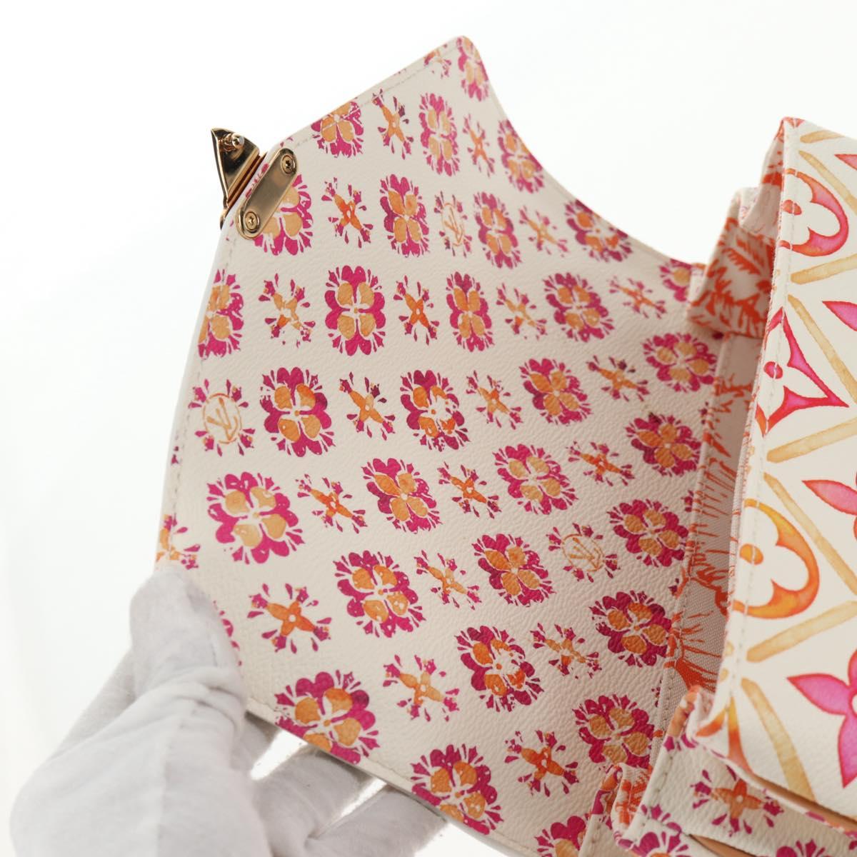 LOUIS VUITTON Monogram Pochette Metis MM Hand Bag 2way Pink M11461 Auth 136299M