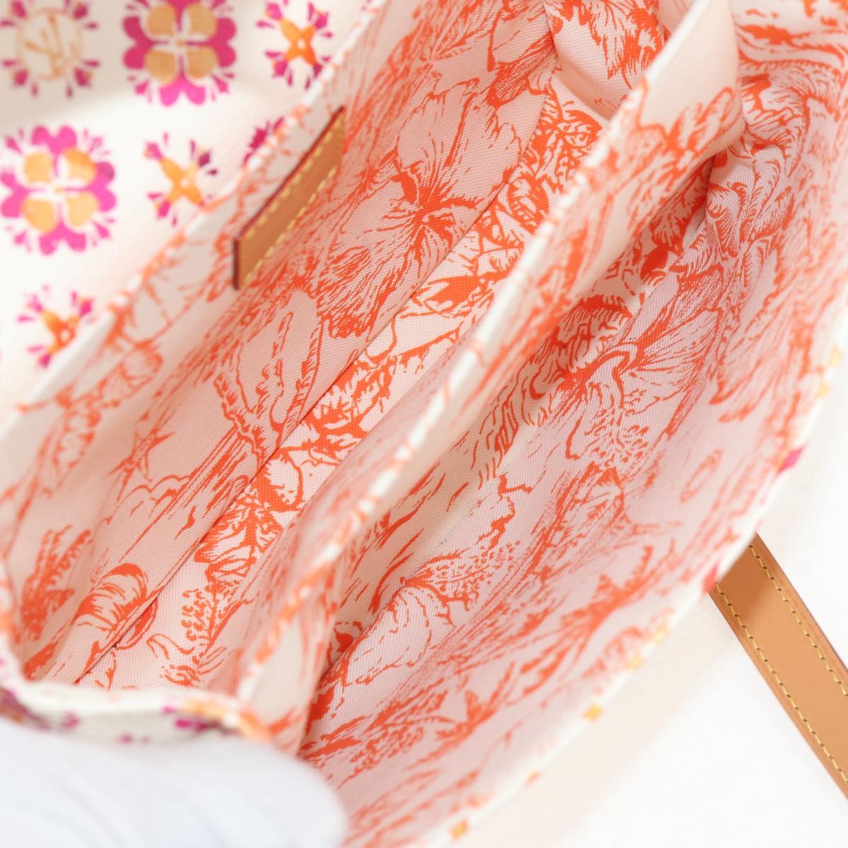 LOUIS VUITTON Monogram Pochette Metis MM Hand Bag 2way Pink M11461 Auth 136299M