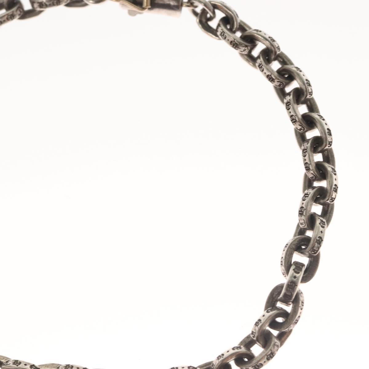 Chrome Hearts Paper Chain Bracelet Ag925 Silver Auth 136312M