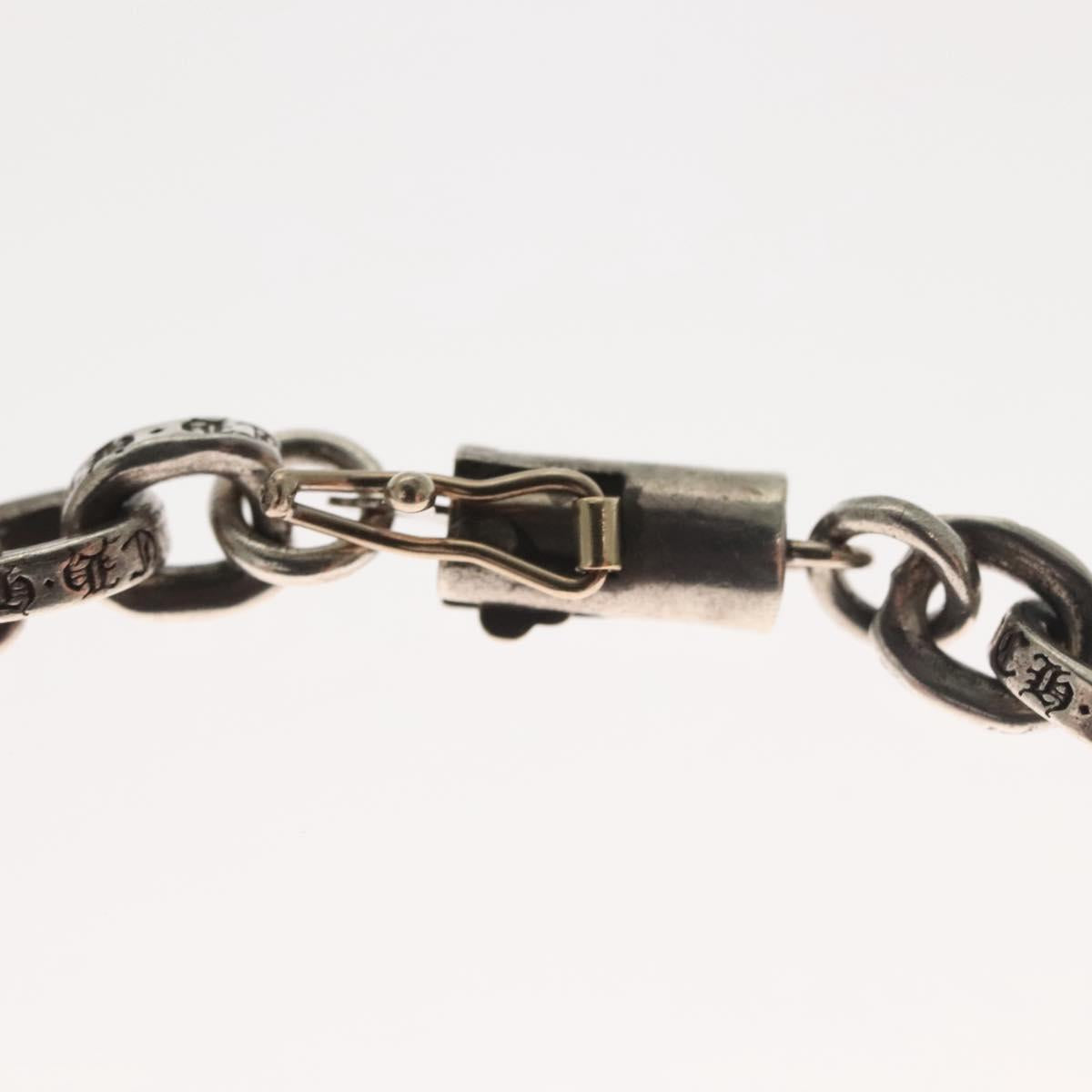 Chrome Hearts Paper Chain Bracelet Ag925 Silver Auth 136312M