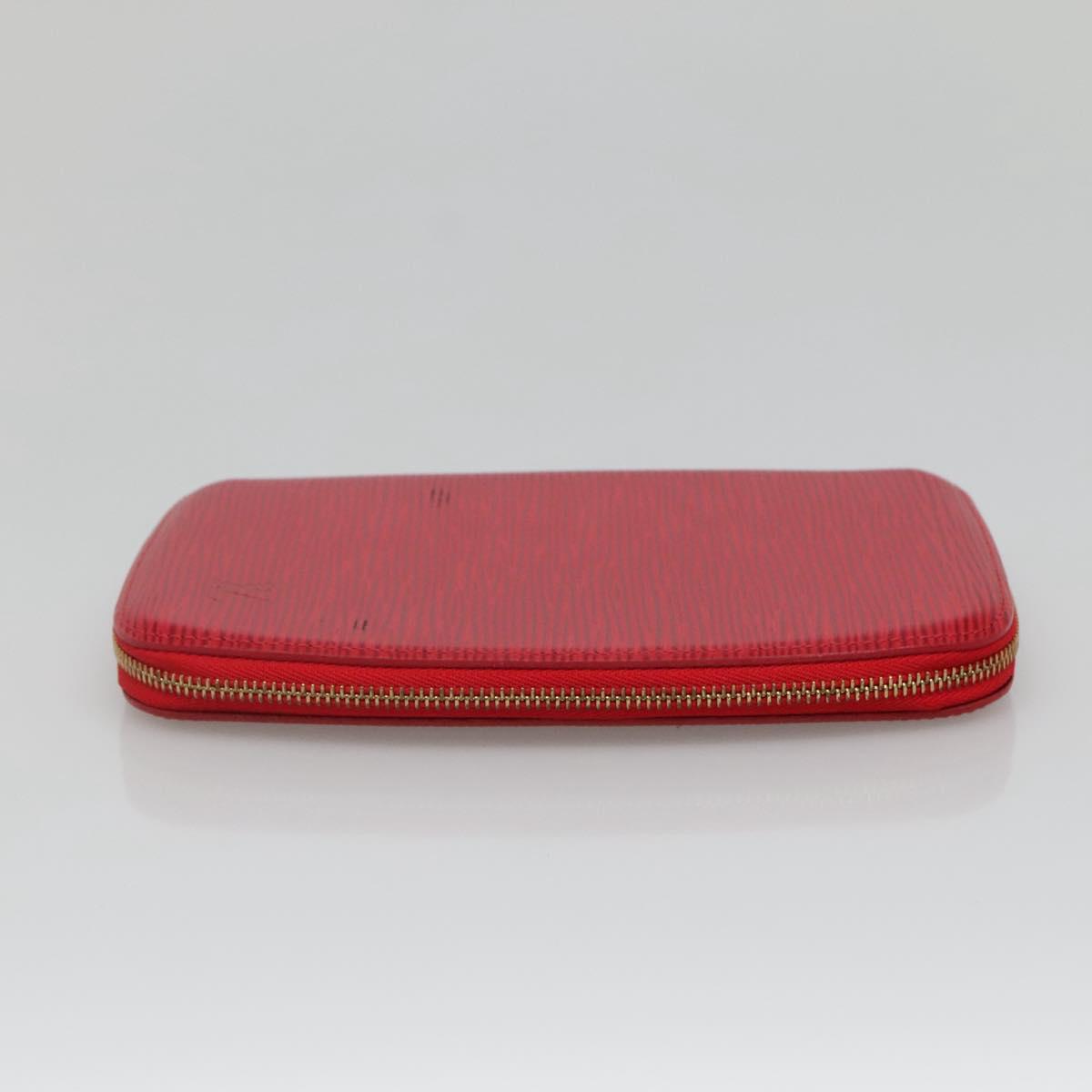 LOUIS VUITTON Epi Agenda Geod Wallet Red M63877 LV Auth 136332
