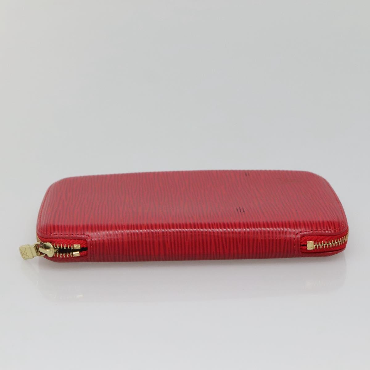 LOUIS VUITTON Epi Agenda Geod Wallet Red M63877 LV Auth 136332