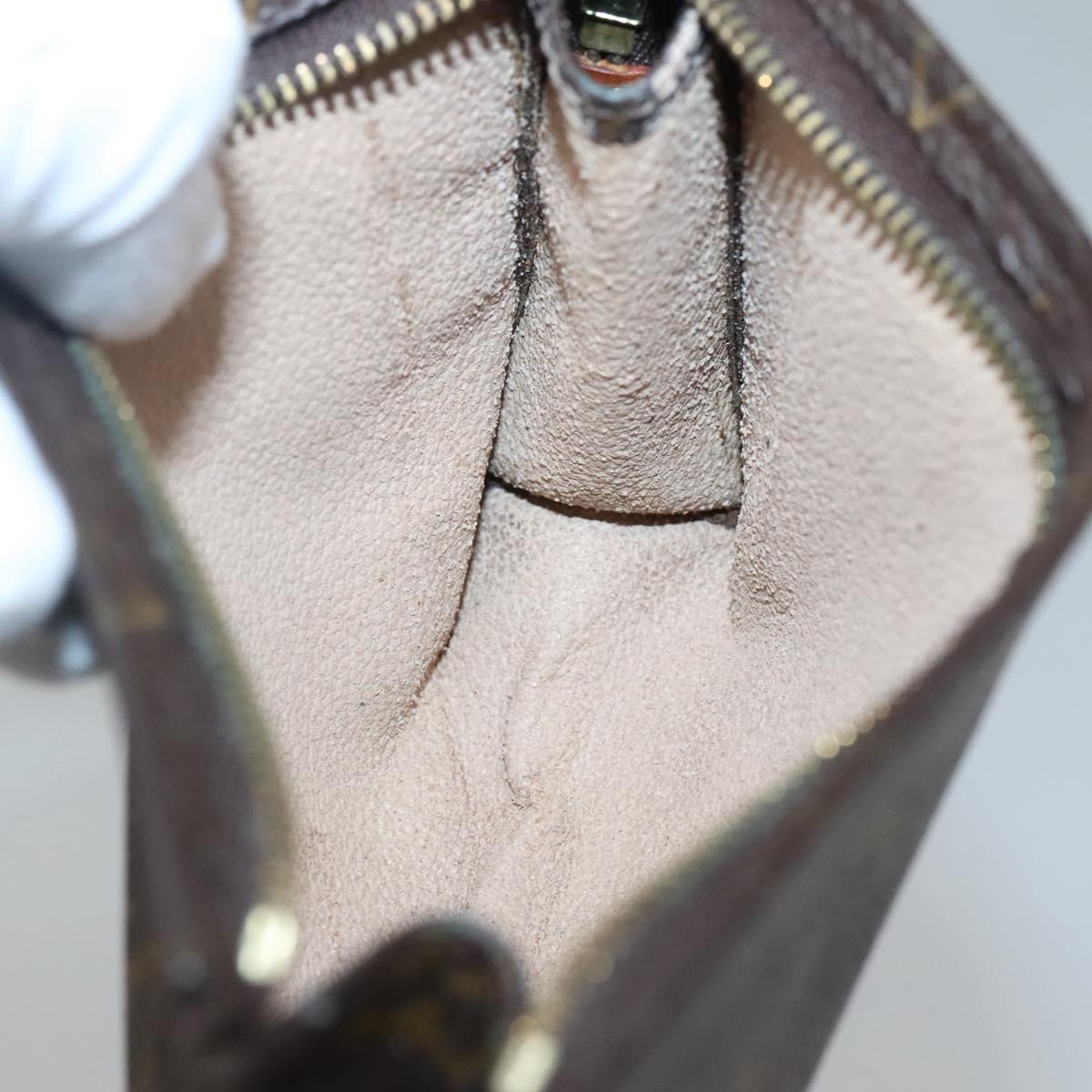 LOUIS VUITTON Monogram Poche Toilette 15 Pouch M47546 LV Auth 136347