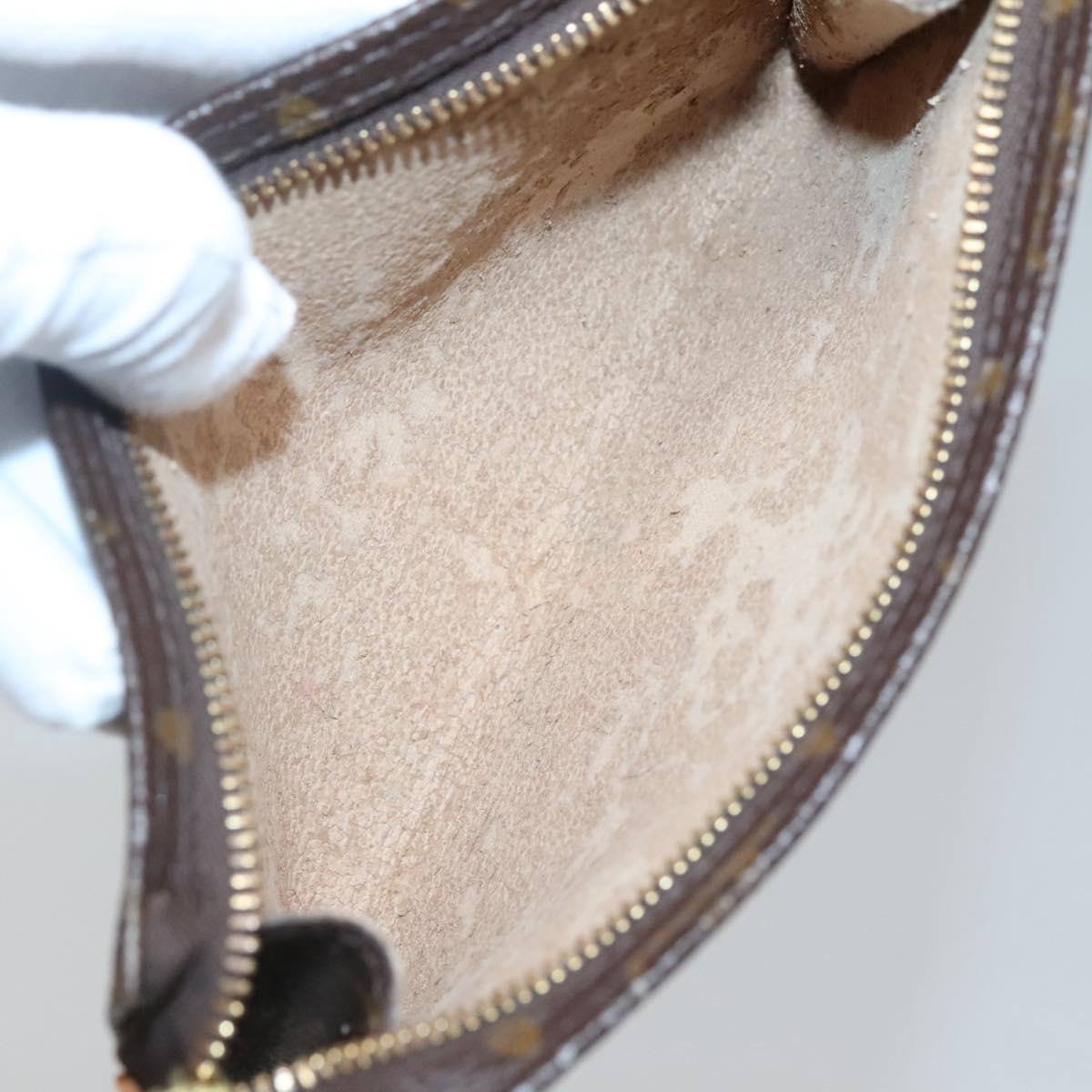 LOUIS VUITTON Monogram Bucket PM Accessory Pouch LV Auth 136348