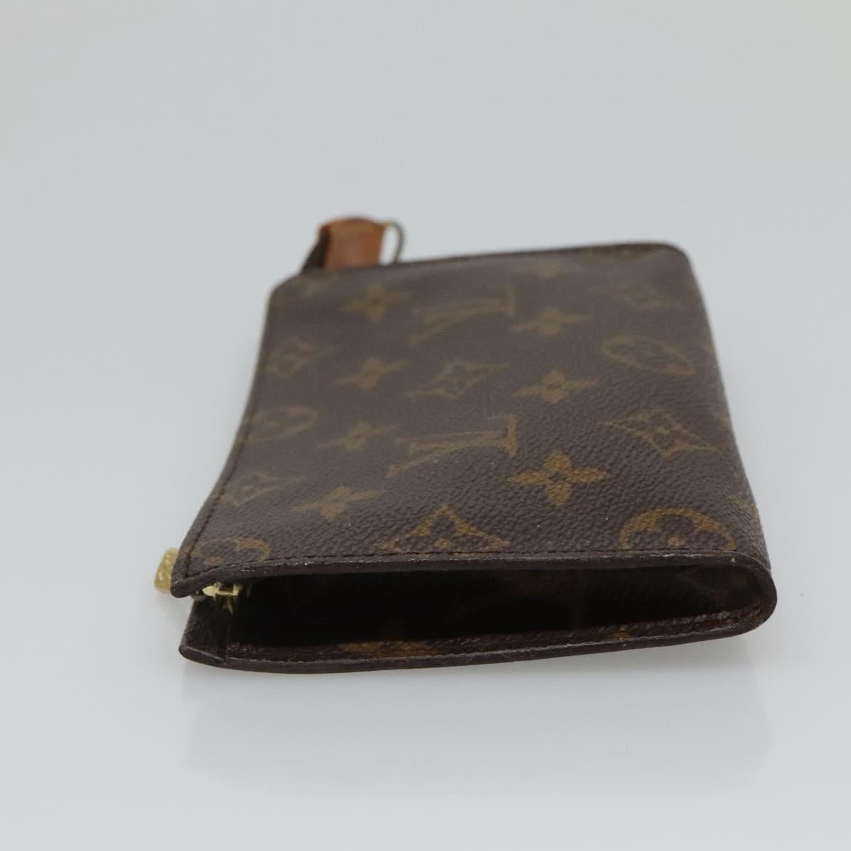 LOUIS VUITTON Monogram Bucket PM Accessory Pouch LV Auth 136348