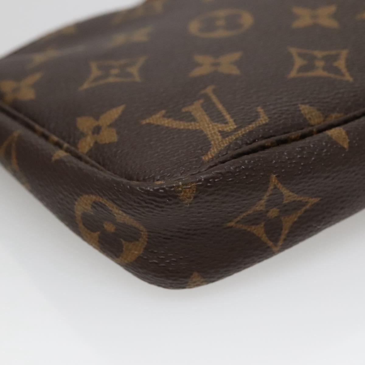 LOUIS VUITTON Monogram Pochette Accessoires Pouch M51980 LV Auth 136353