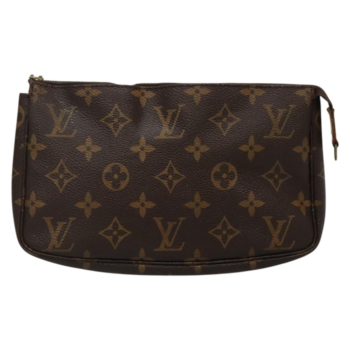 LOUIS VUITTON Monogram Pochette Accessoires Pouch M51980 LV Auth 136353