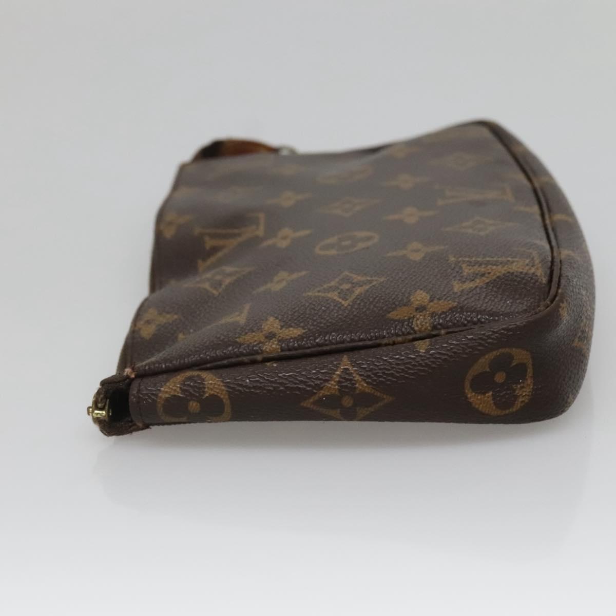 LOUIS VUITTON Monogram Pochette Accessoires Pouch M51980 LV Auth 136353