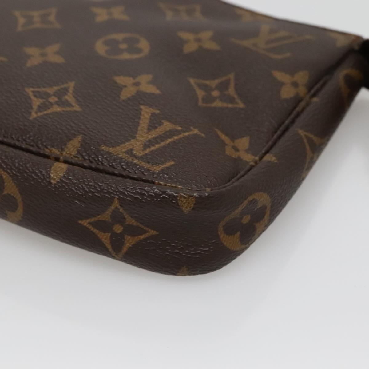 LOUIS VUITTON Monogram Pochette Accessoires Pouch M51980 LV Auth 136353