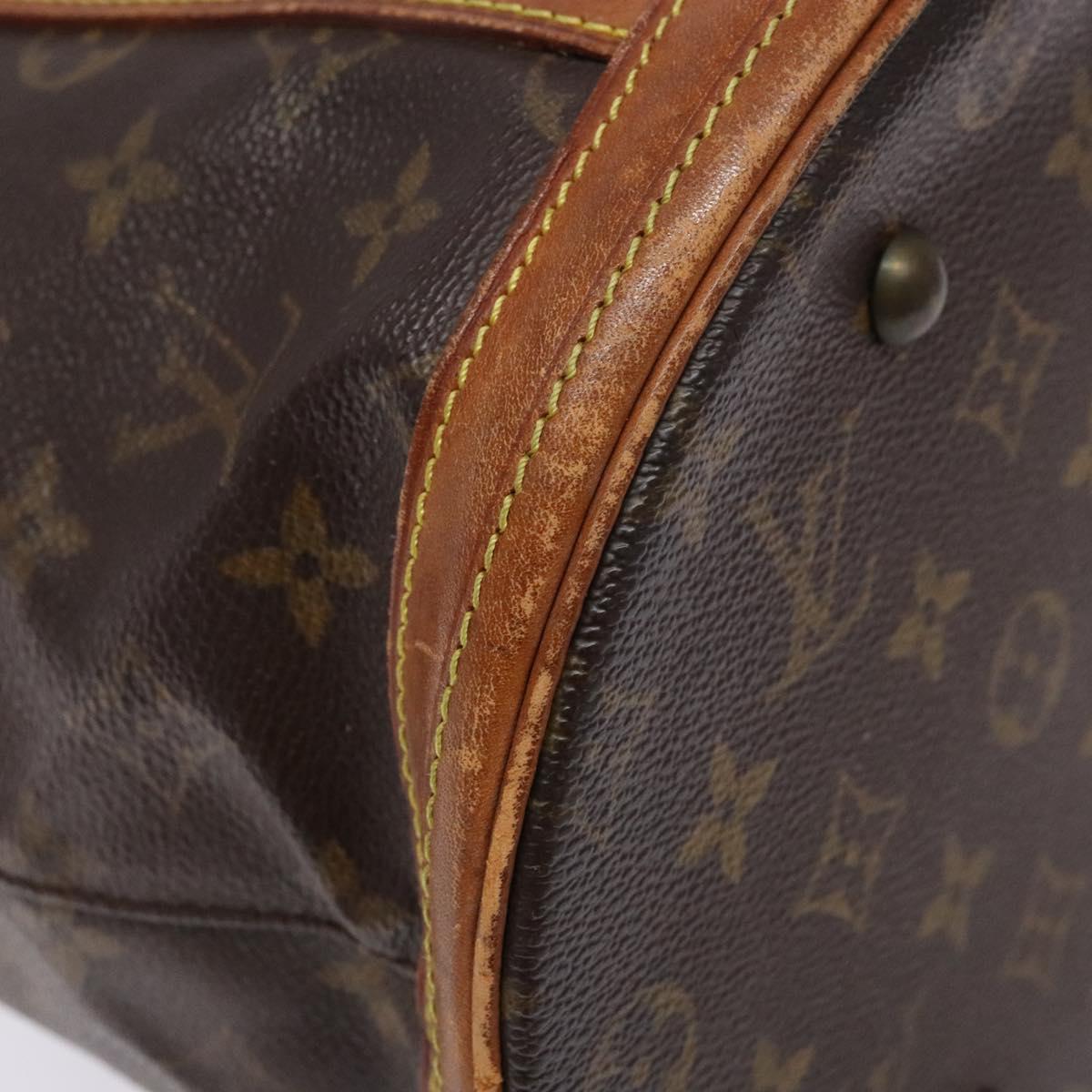 LOUIS VUITTON Monogram Bucket GM Shoulder Bag M42236 LV Auth 136355