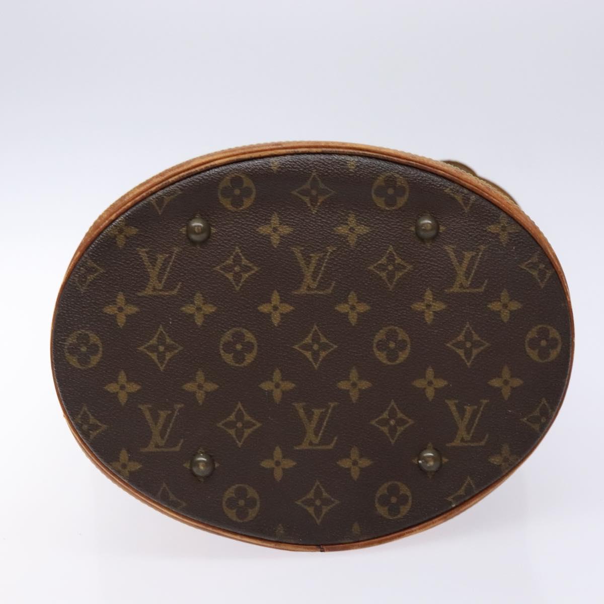 LOUIS VUITTON Monogram Bucket GM Shoulder Bag M42236 LV Auth 136355