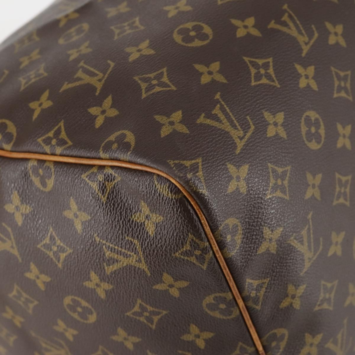 LOUIS VUITTON Monogram Keepall 55 Boston Bag M41424 LV Auth 136358