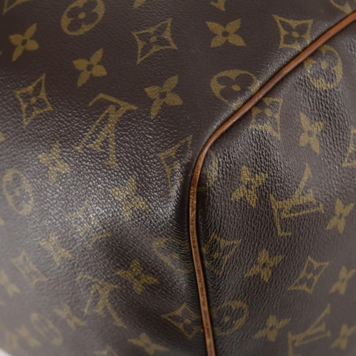 LOUIS VUITTON Monogram Keepall 55 Boston Bag M41424 LV Auth 136358