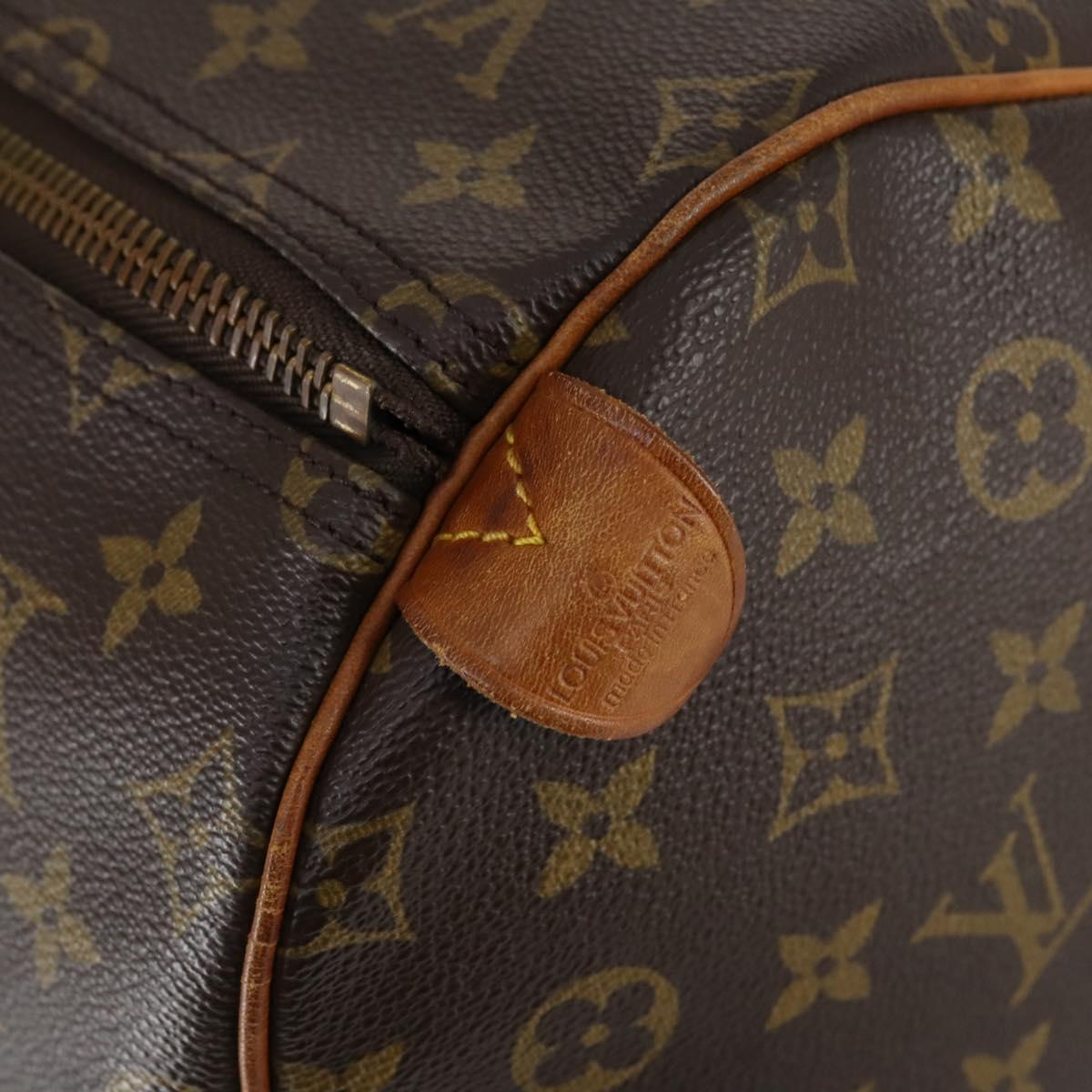 LOUIS VUITTON Monogram Keepall 55 Boston Bag M41424 LV Auth 136358