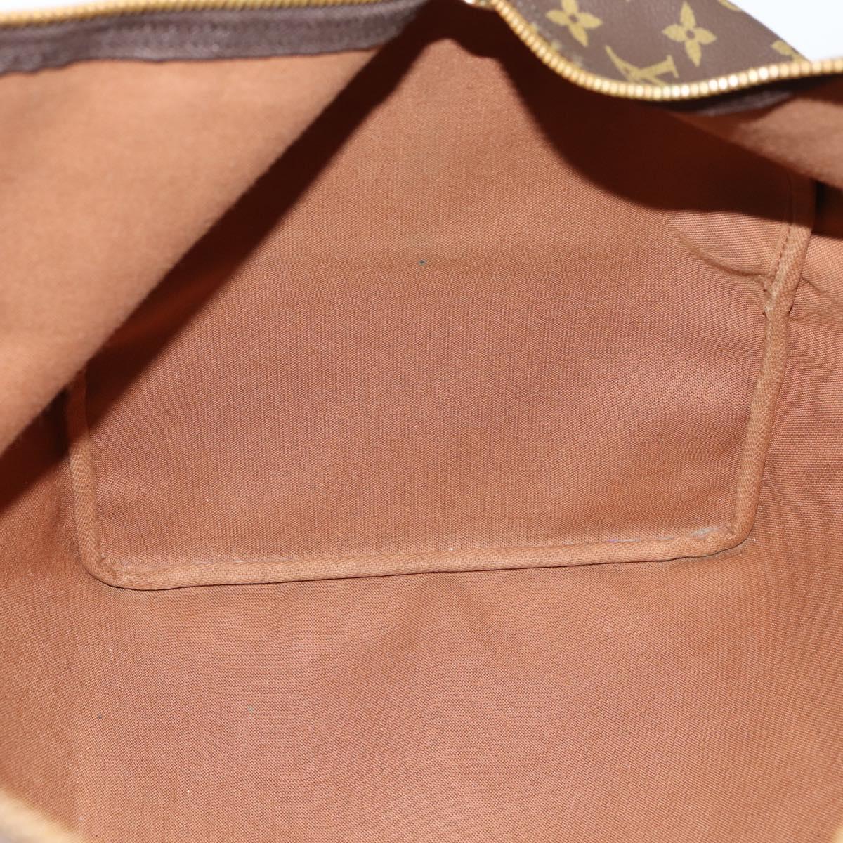 LOUIS VUITTON Monogram Keepall 55 Boston Bag M41424 LV Auth 136358