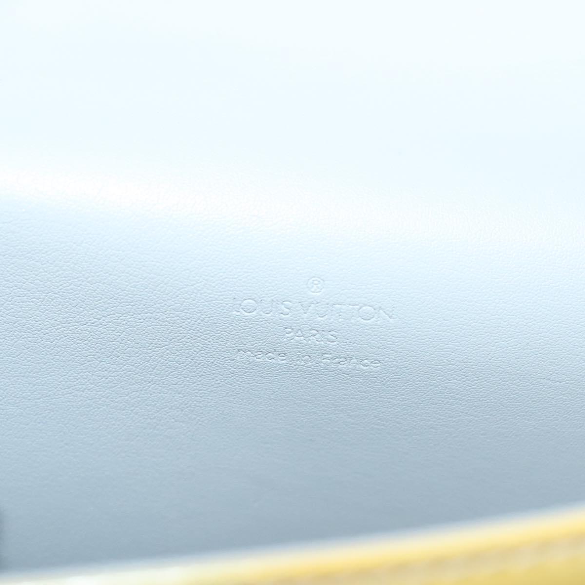 LOUIS VUITTON Monogram Vernis Spring Street Hand Bag Gris M91029 LV Auth 136364