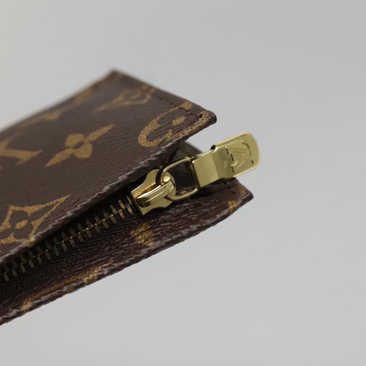LOUIS VUITTON Monogram Bucket PM Accessory Pouch LV Auth 136373