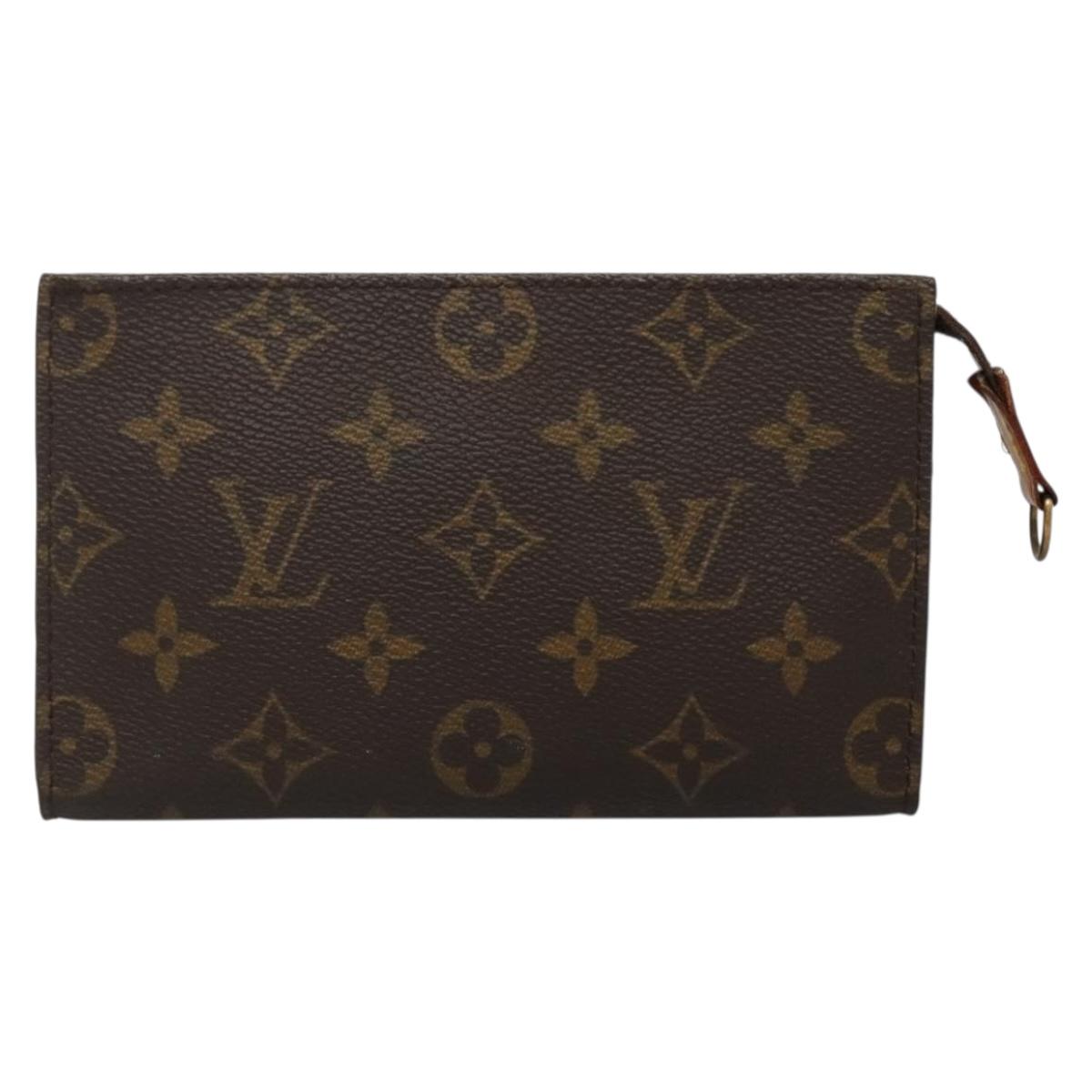 LOUIS VUITTON Monogram Bucket PM Accessory Pouch LV Auth 136374