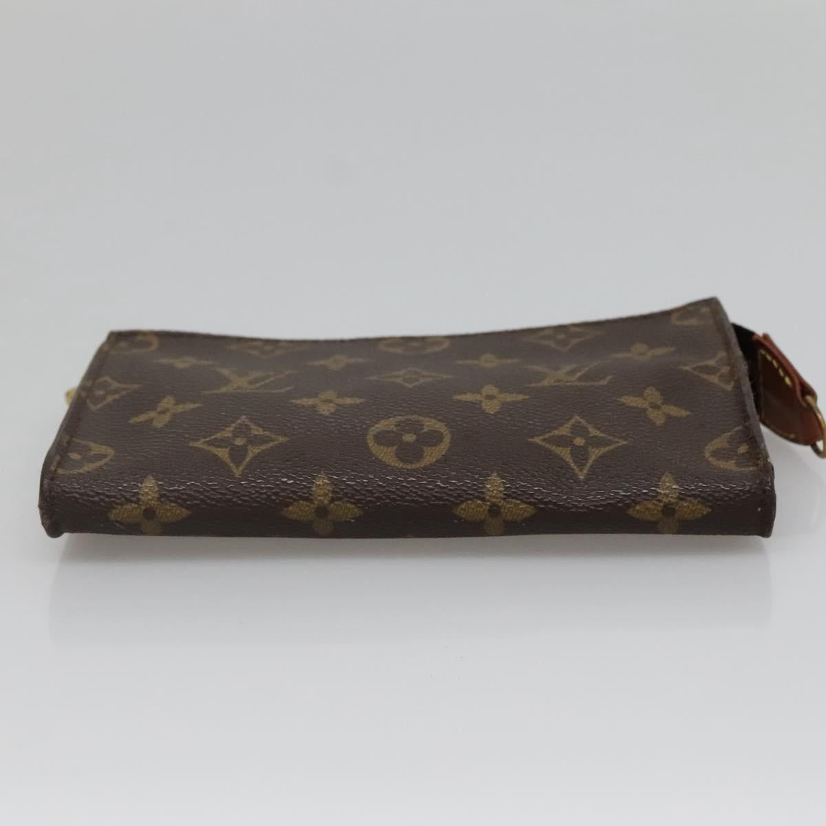 LOUIS VUITTON Monogram Bucket PM Accessory Pouch LV Auth 136375