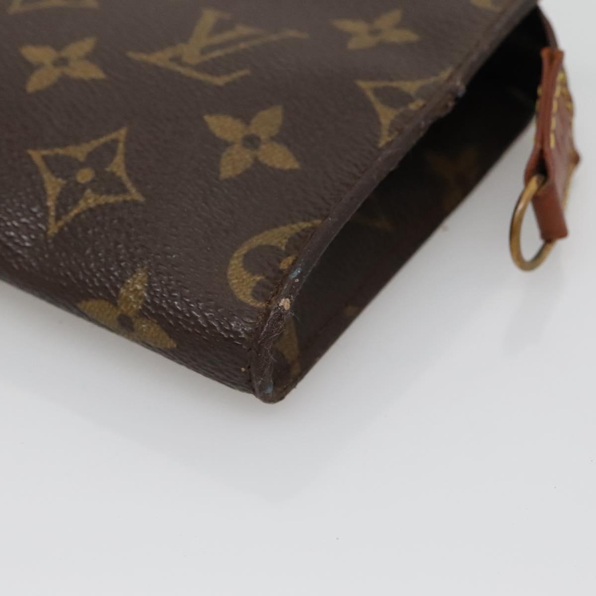 LOUIS VUITTON Monogram Bucket PM Accessory Pouch LV Auth 136375