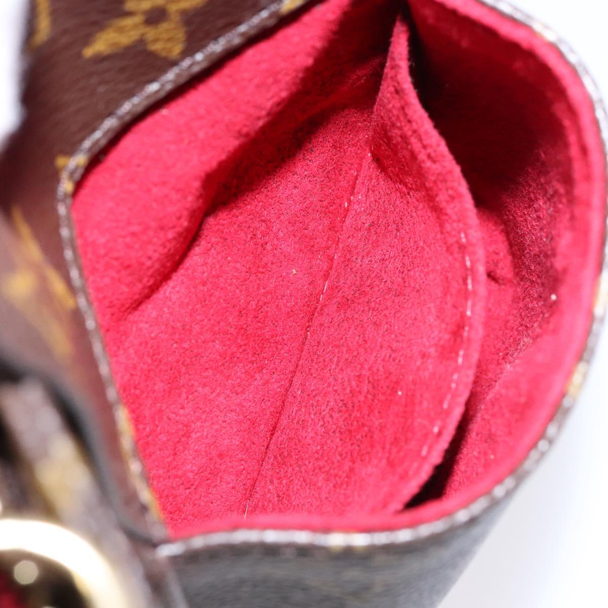 LOUIS VUITTON Monogram Partition Pouch M51901 LV Auth 136378