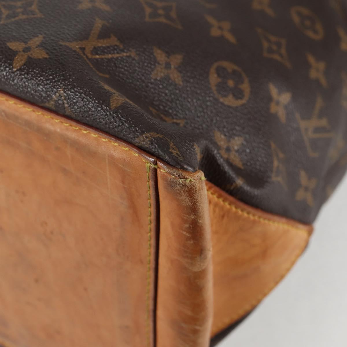LOUIS VUITTON Monogram Cabas Mezzo Tote Bag M51151 LV Auth 136383