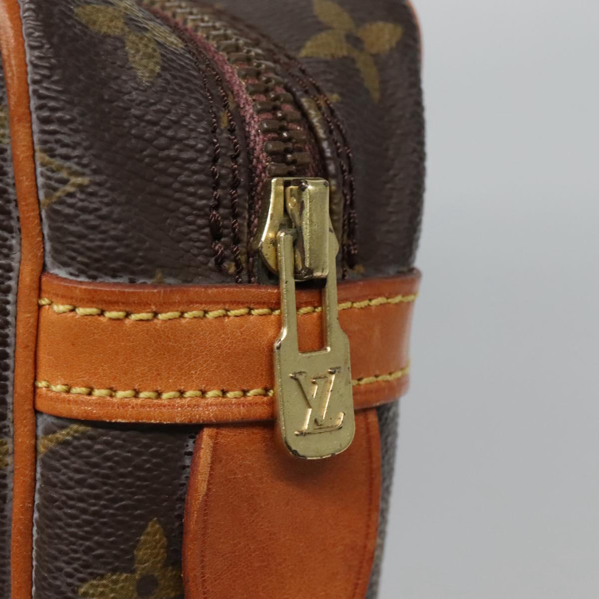 LOUIS VUITTON Monogram Compiegne 28 Clutch Bag M51845 LV Auth 136421