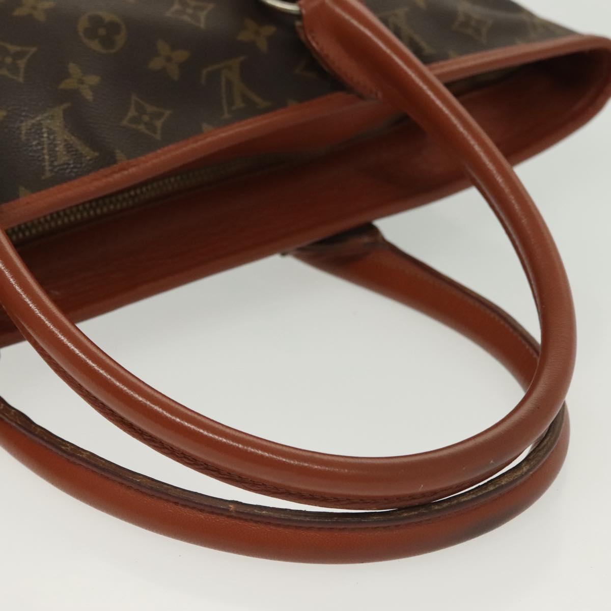 LOUIS VUITTON Monogram Sac Weekend PM Hand Bag M42425 LV Auth 136423