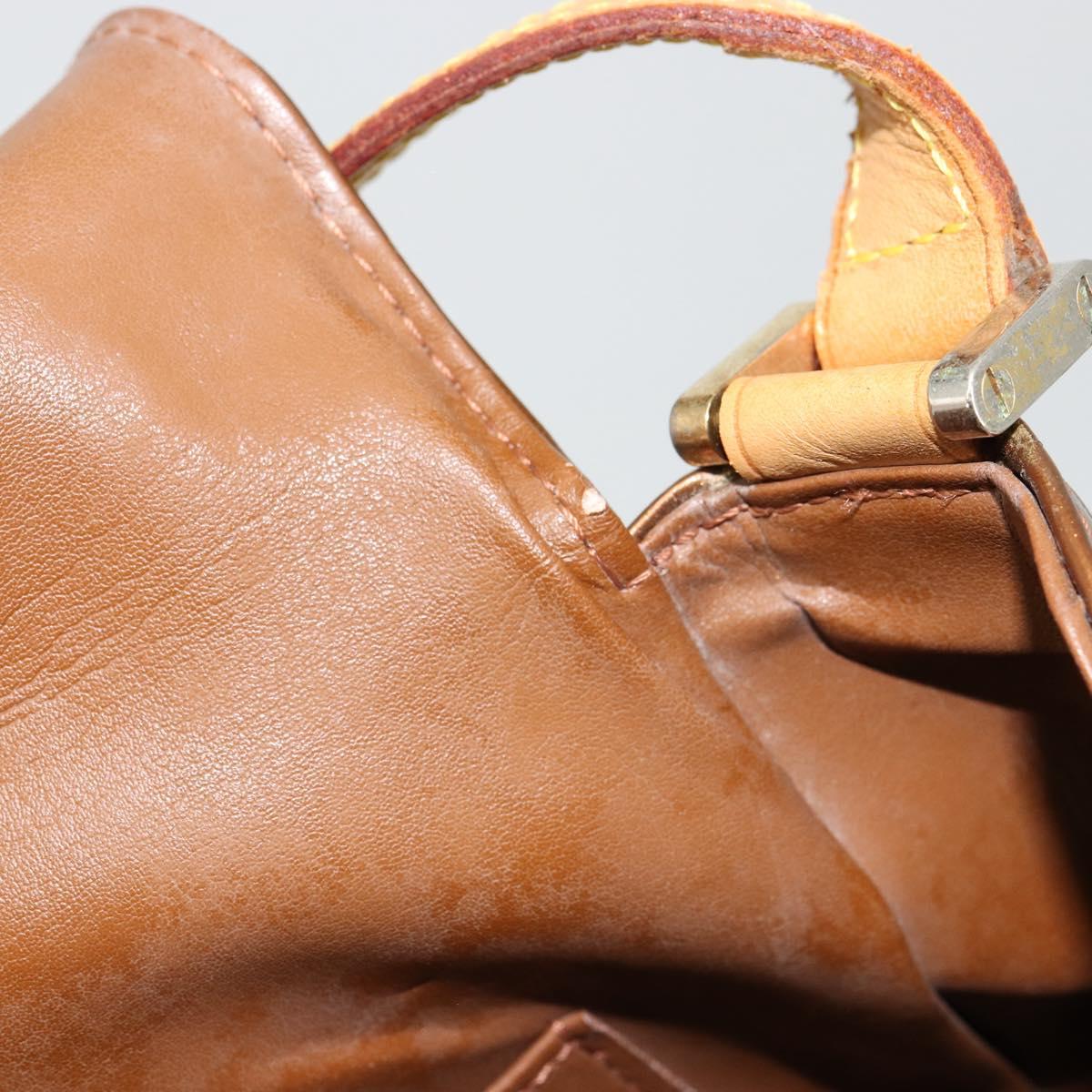 LOUIS VUITTON Monogram Vernis Thompson Street Bag Bronze M91124 LV Auth 136433