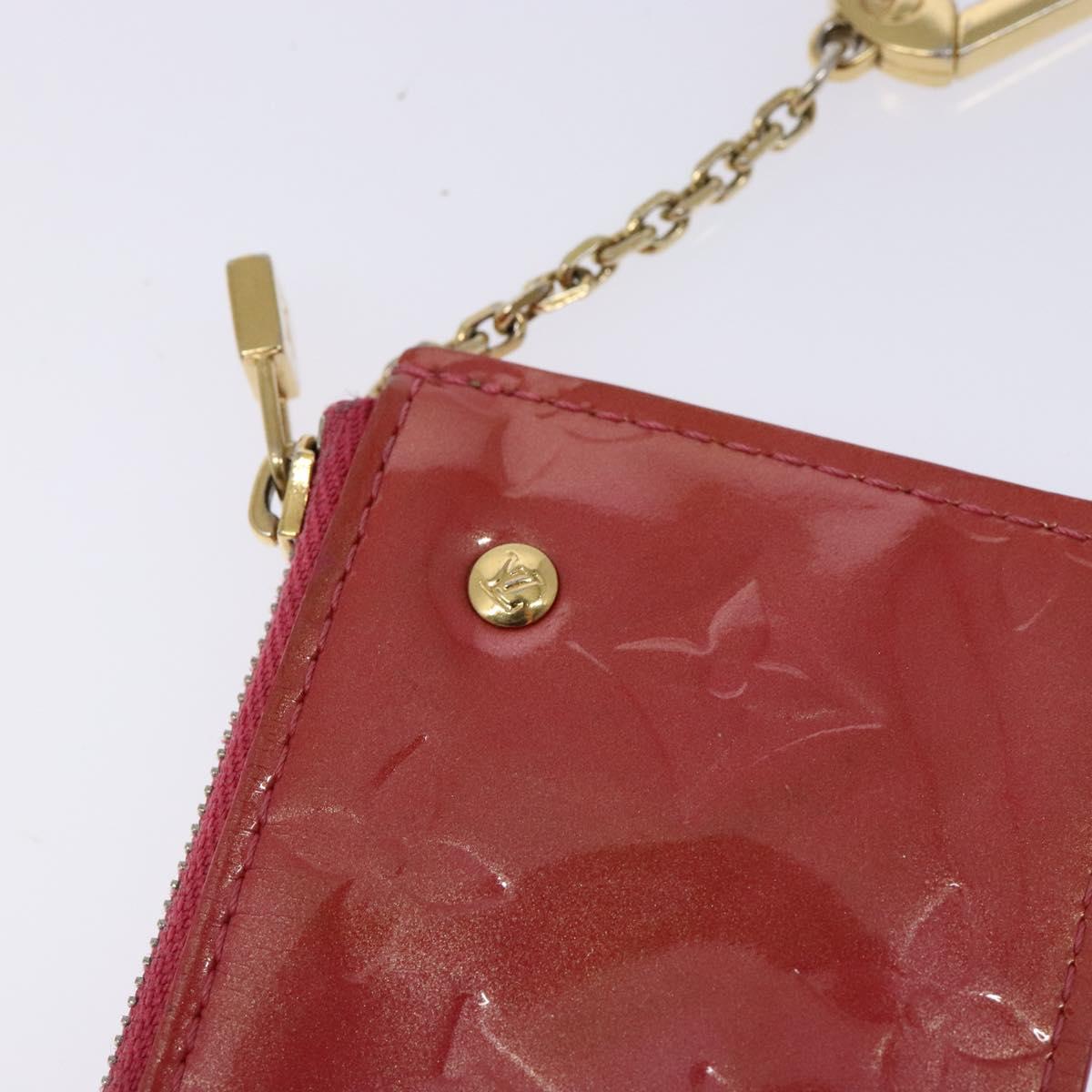 LOUIS VUITTON Monogram Vernis Pochette Cree Purse Fran Boise M9144F Auth 136450