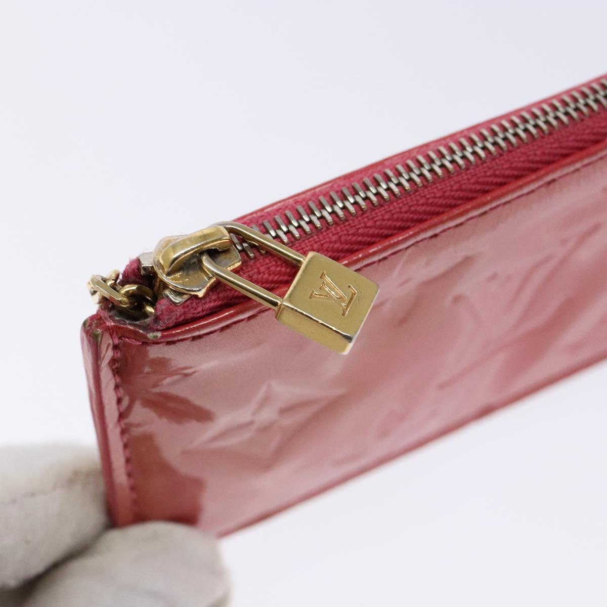 LOUIS VUITTON Monogram Vernis Pochette Cree Purse Fran Boise M9144F Auth 136450