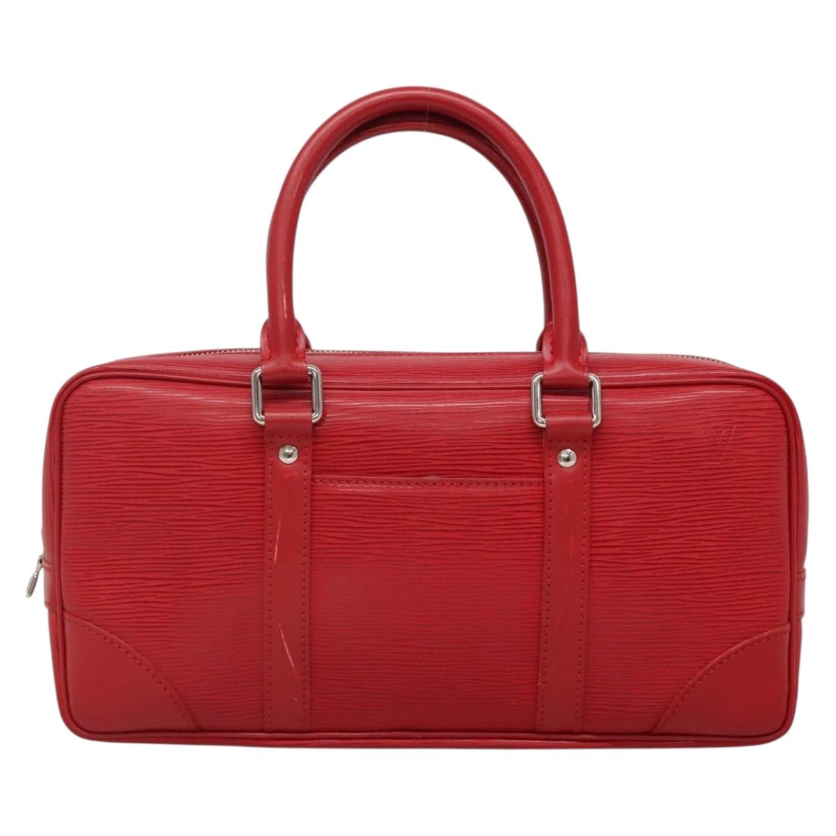 LOUIS VUITTON Epi Vivienne Long Hand Bag Red M5911E LV Auth 136462