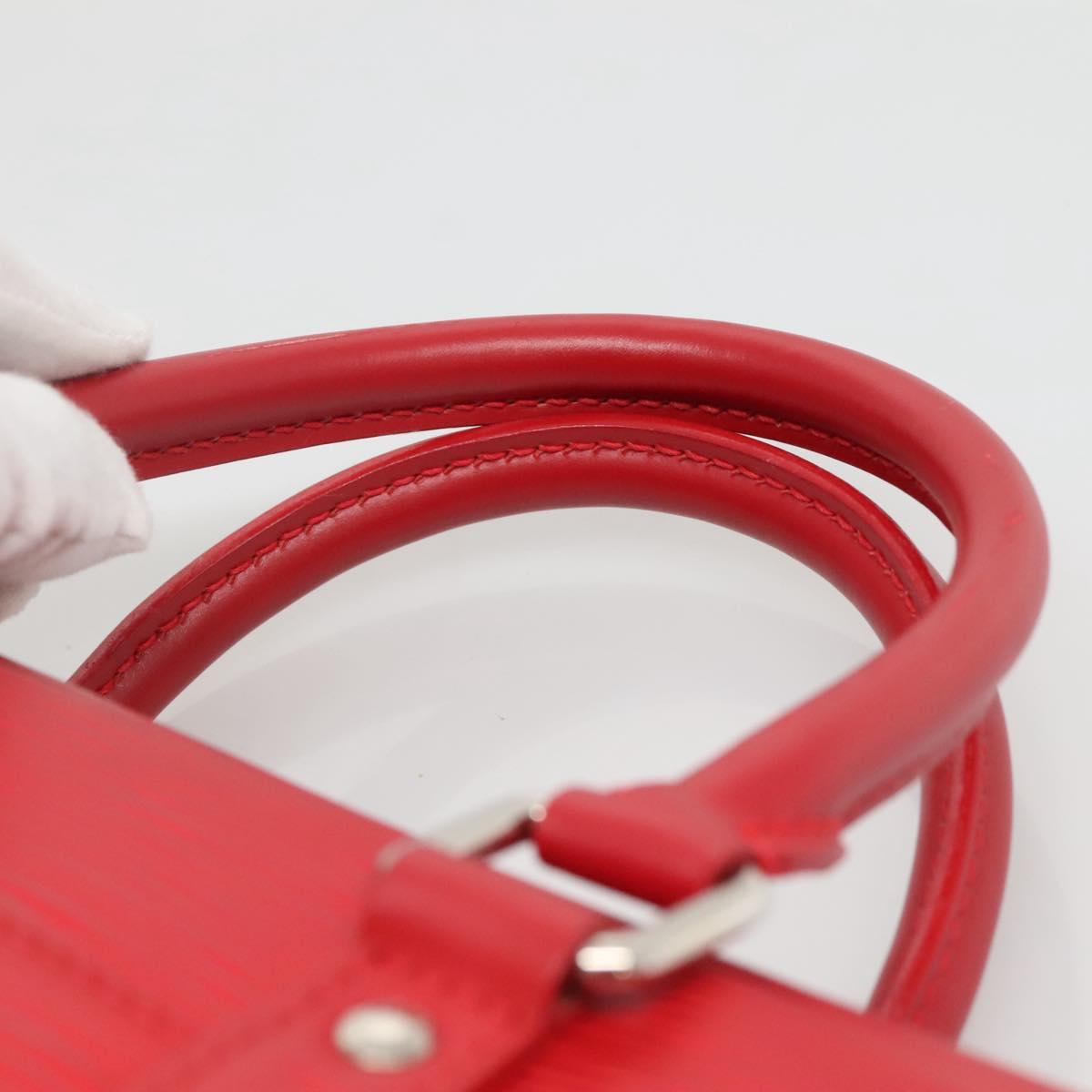 LOUIS VUITTON Epi Vivienne Long Hand Bag Red M5911E LV Auth 136462