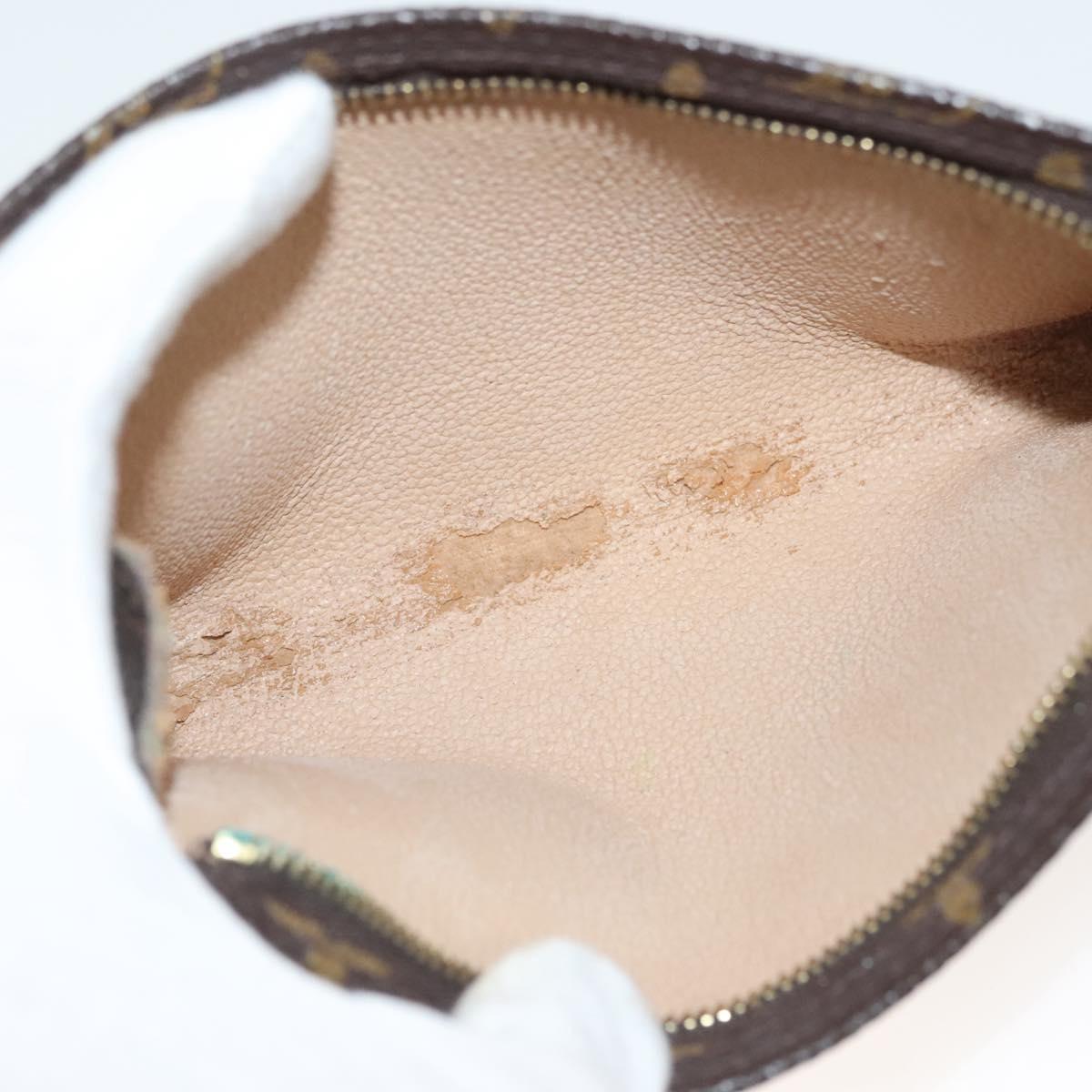 LOUIS VUITTON Monogram Bucket PM Accessory Pouch LV Auth 136464