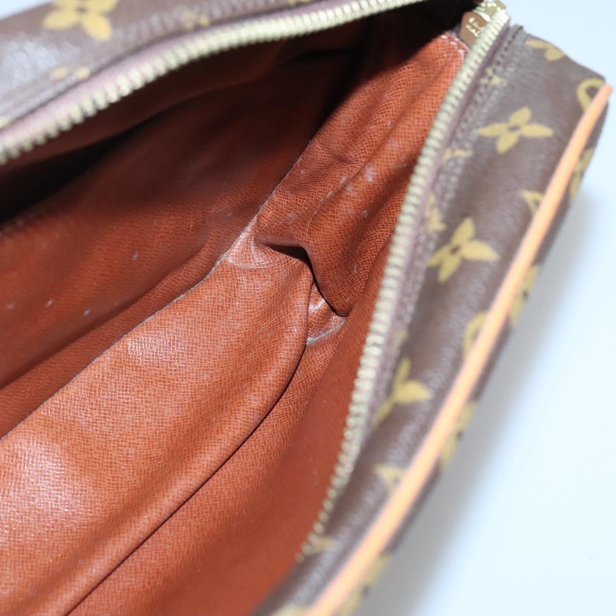 LOUIS VUITTON Monogram Compiegne 28 Clutch Bag M51845 LV Auth 136485