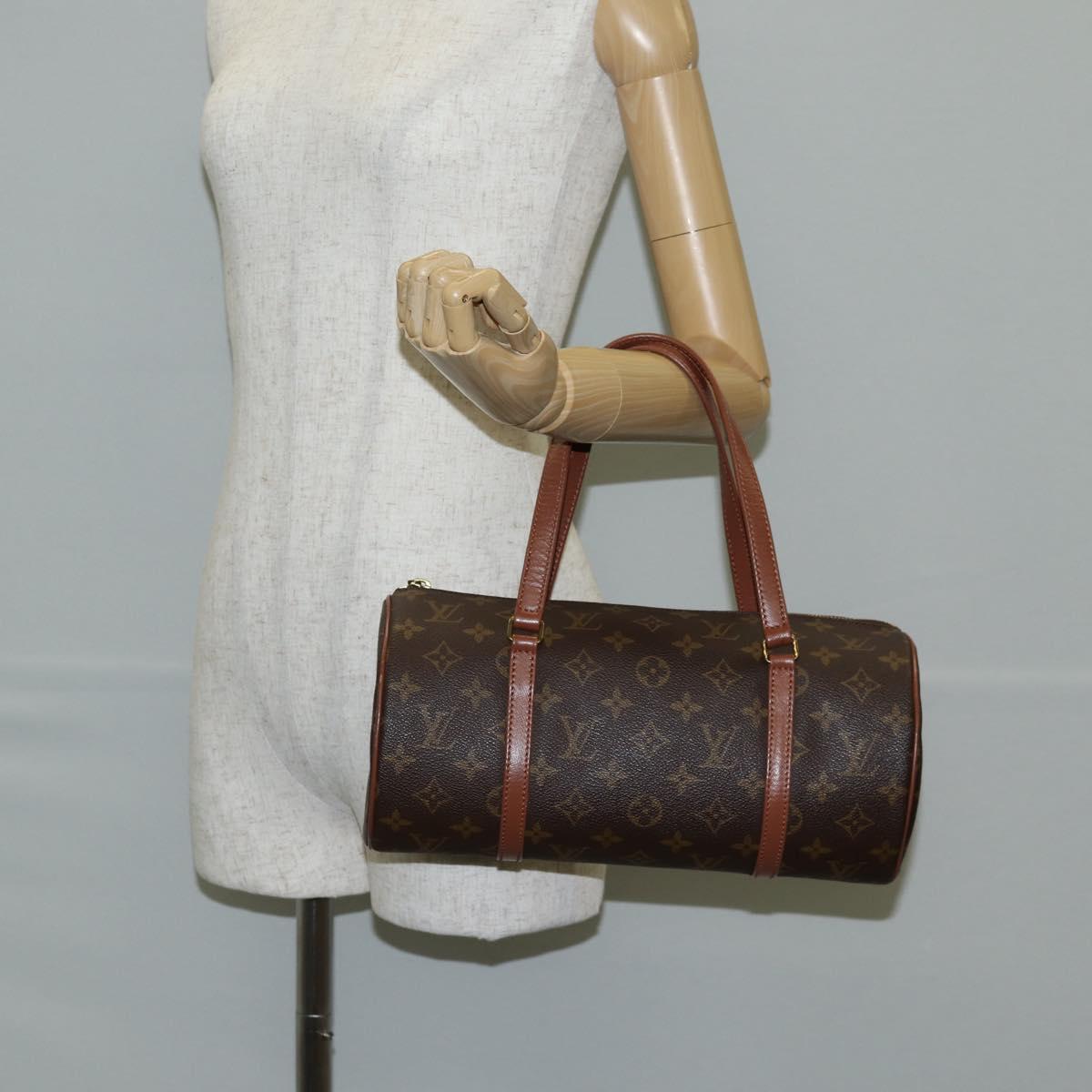 LOUIS VUITTON Monogram Papillon 30 Hand Bag M51385 LV Auth 136488V